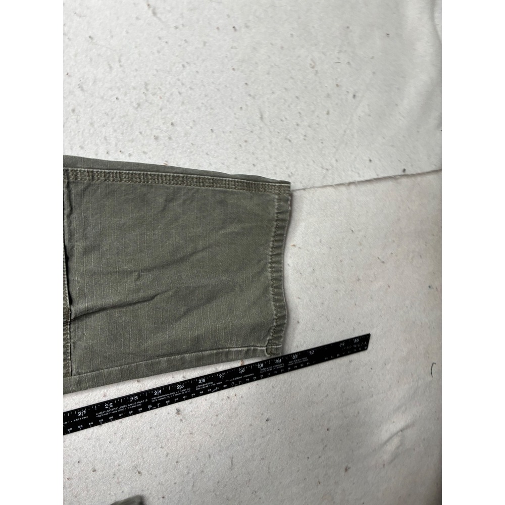 Wrangler Riggs Workwear Mens Green Ripstop Cargo Pants 3W060LD 33x32 - Picture 7 of 14